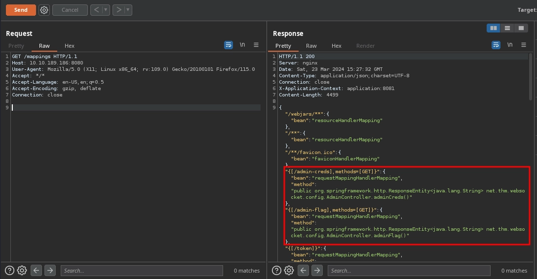 Web Server Mappings Actuator