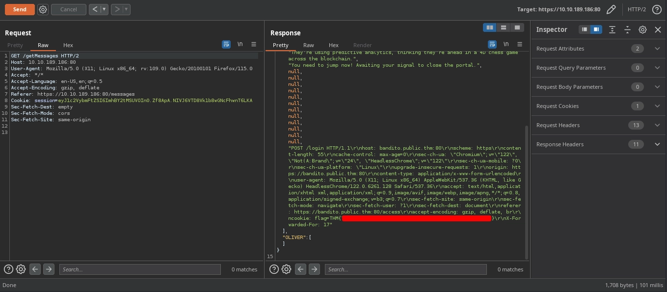 Web Server Request Smuggling Captured Request
