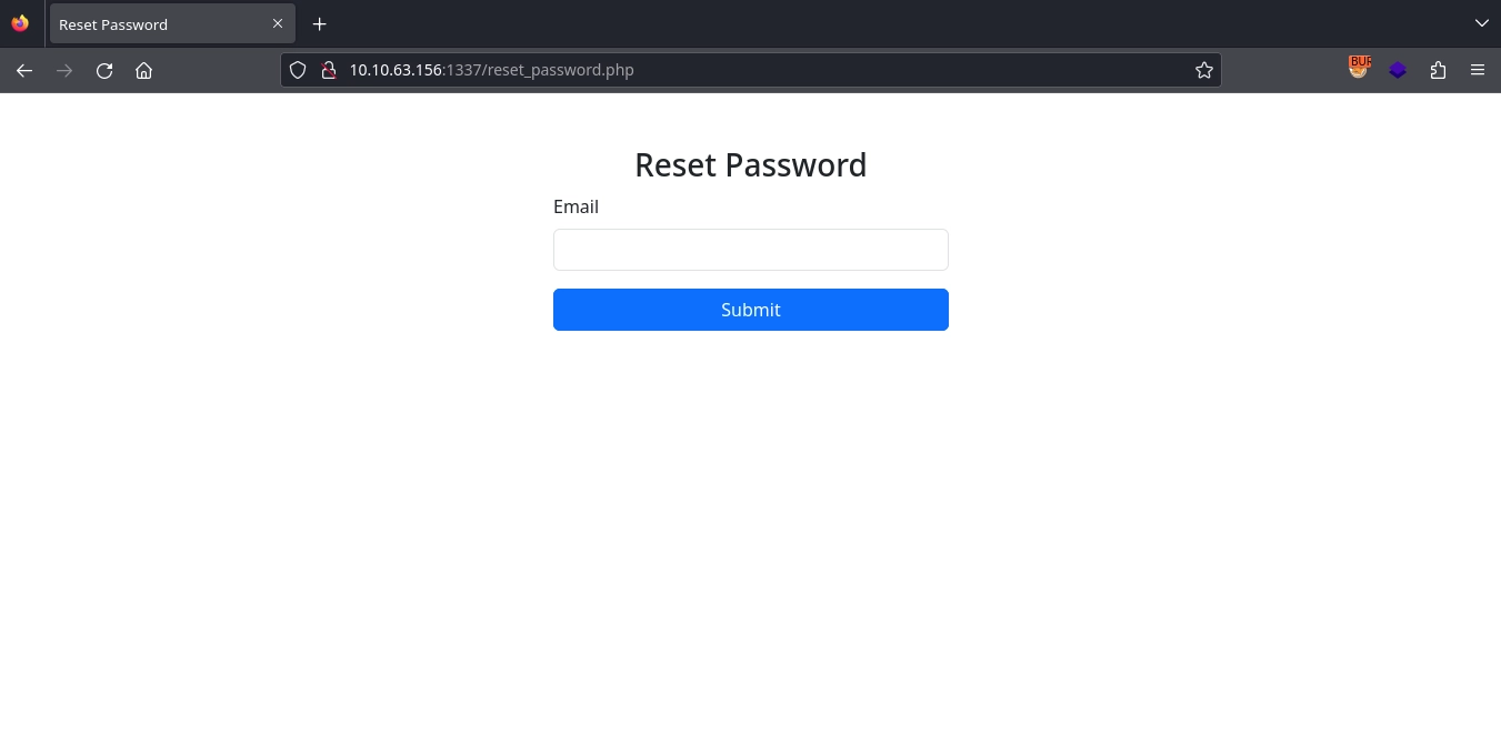 Web 1337 Reset Password