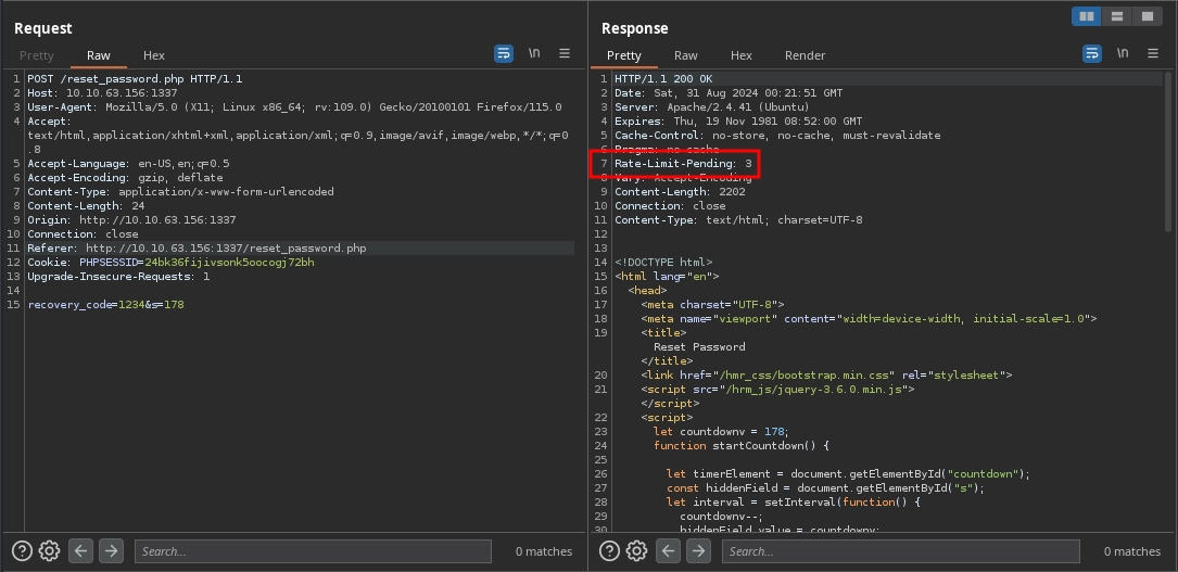 Web 1337 Reset Password Rate Limit Header Two